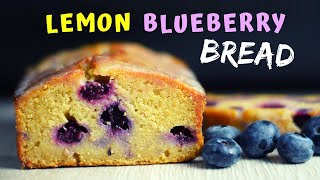 Lemon Blueberry Bread (made with oats only!)