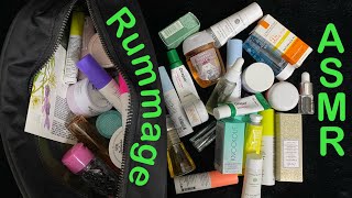ASMR Rummaging no talking lofi ASMR rummage with skincare minis