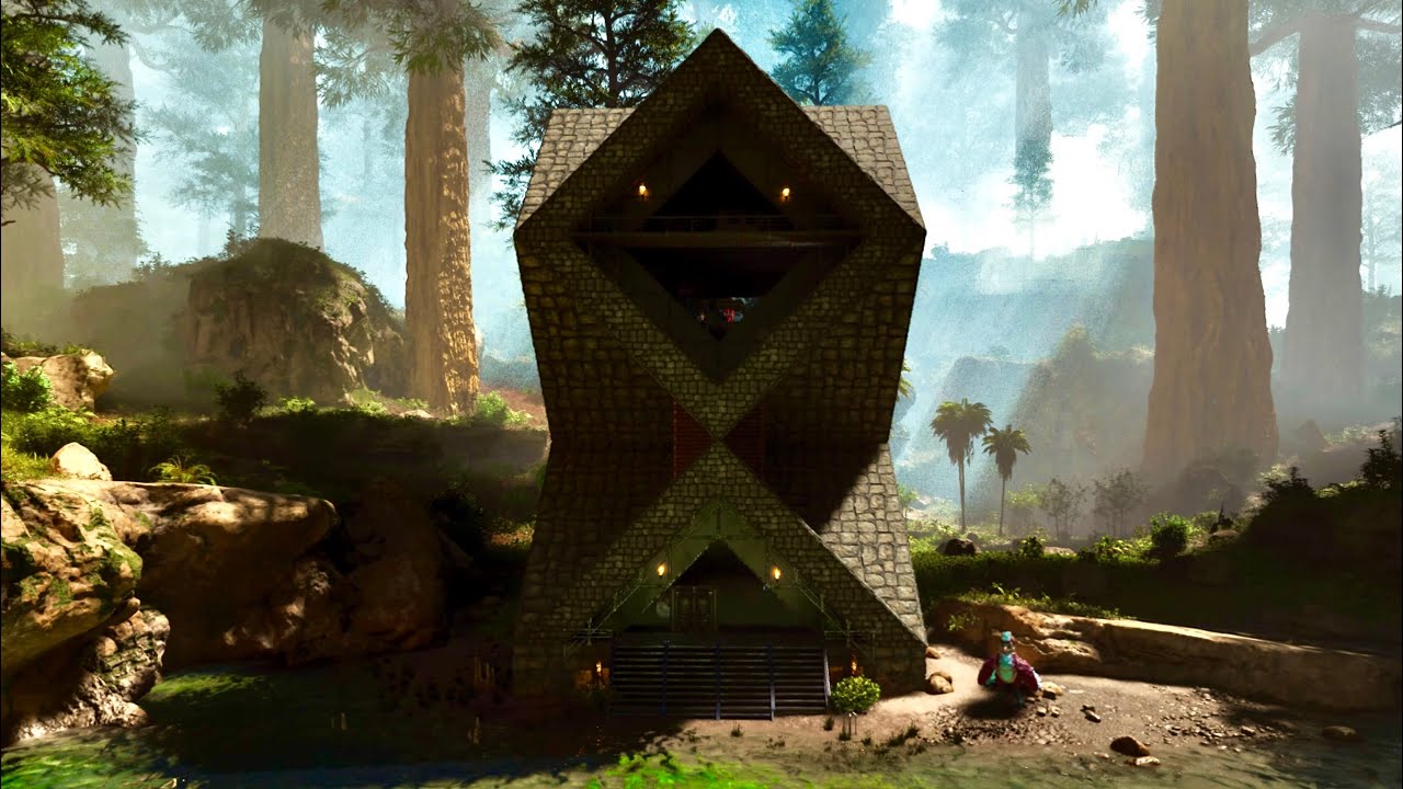 ARK: Survival Ascended Stacked solo base - YouTube