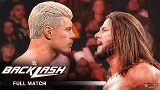 Cody Rhodes vs. AJ Styles: Backlash 2024 - Submission Match