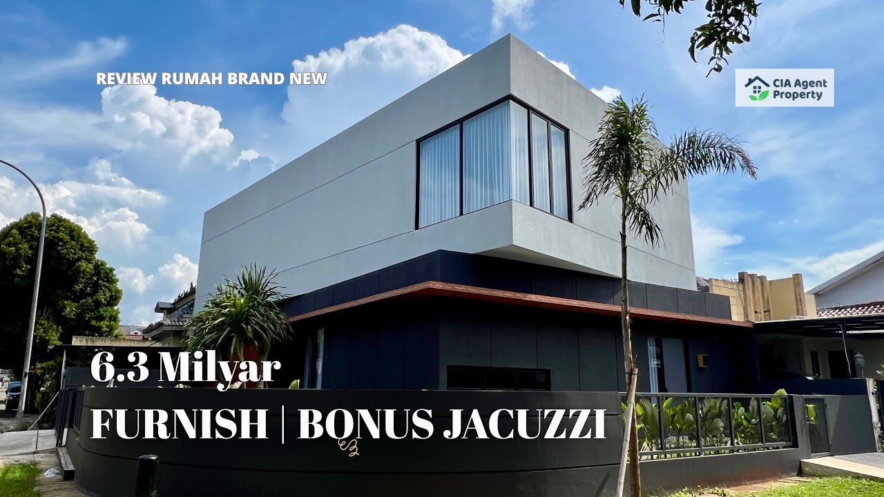BSD Review rumah brand new furnished bonus Jacuzzi 