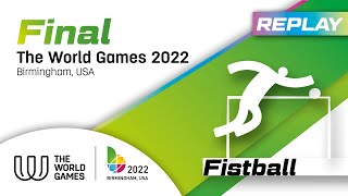 TWG 2022 BHM - Replay of the Men's Fistball Final GER vs SUI