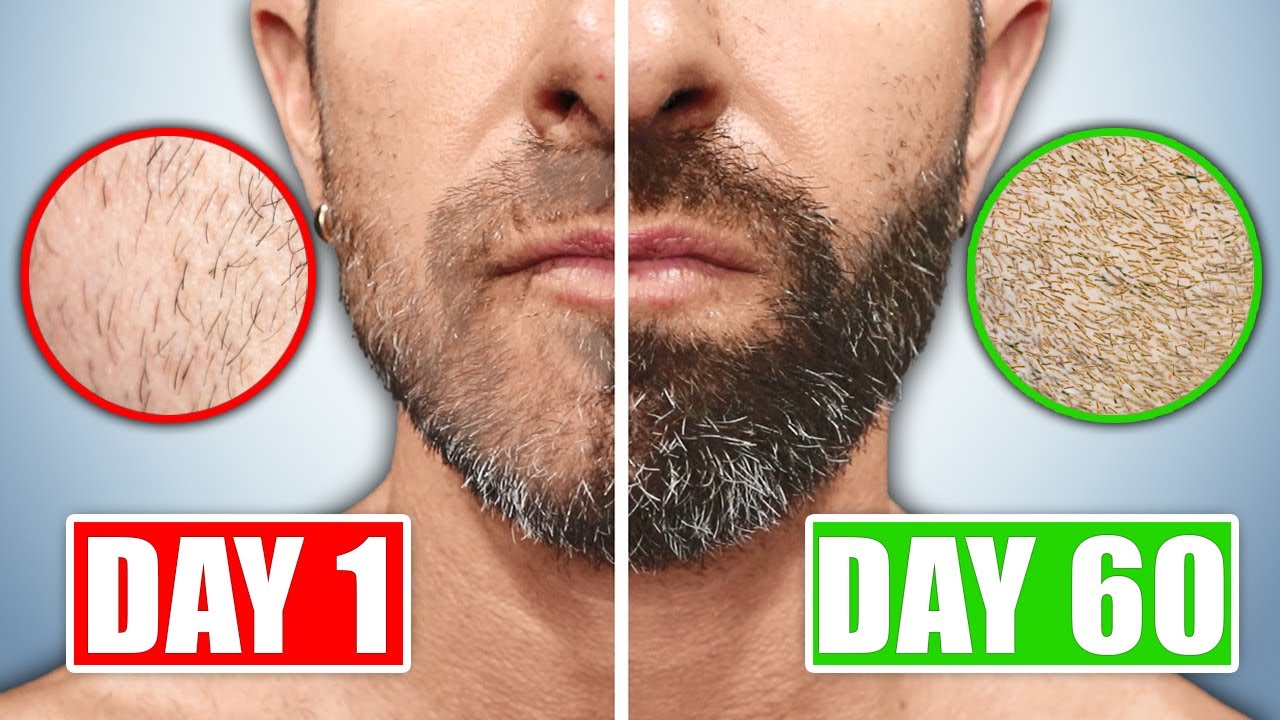 HOW TO GROW MORE FACIAL HAIR (in 60 days) — Men's Grooming + Skincare 