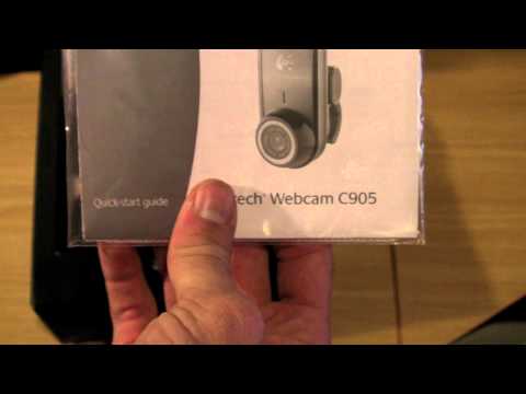 Logitech C905 Webcam Unboxing