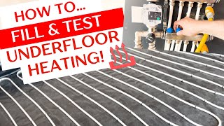 HOW TO... FILL & TEST UNDERFLOOR HEATING