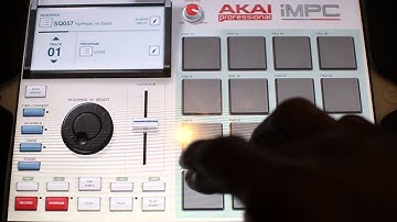 AKAI IMPC IPAD2 - BIGG VIC BEATMAKING EXPERIMENT