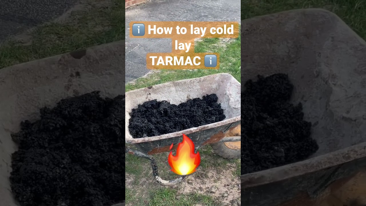 How to lay cold TARMAC ℹ️ℹ️ℹ️🔥🔥🔥🔥 