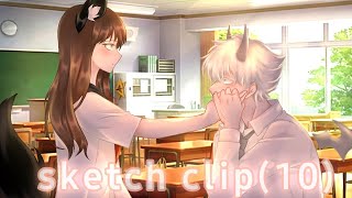 ||sketch clip(10)|| bad_girl00.7📙✨