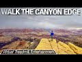 Grand Canyon Rim Trail Virtual Walking Trail in Winter - 4k City Walks Videos for Treadmill