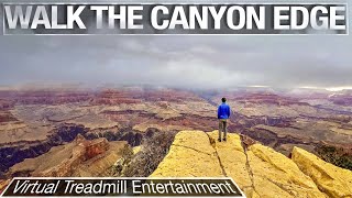 Grand Canyon Rim Trail Virtual Walking Trail in Winter - 4k City Walks Videos for Treadmill by City Walks 2,538 views 3 months ago 1 hour, 8 minutes