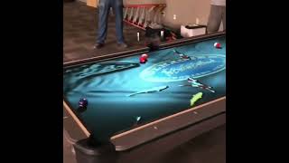 Amazing interactive pool table top!