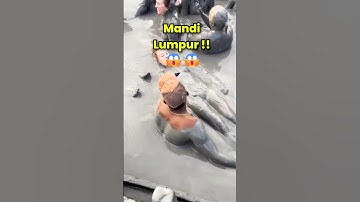 Ada Wisata Unik Mandi Lumpur Gunung Berapi ‼️#shorts #shortvideo #kocak #ngakak #lucu #comedy