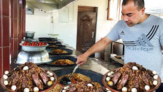 Uzbekistan Special GOLDEN PULAO Recipe Cooking in Tashkent Village | Mutton Recipes PESHAWARI CHAWAL