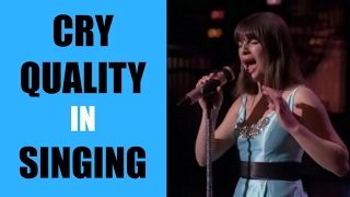 HOW TO SING BETTER by Using Cry Quality: One Application of this Effect