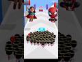 Avangers running game funny game #shorts #avengers #marvel #suparman #spiderman #thor #superhero