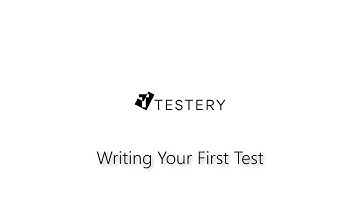CucumberJS and WebdriverIO Writing Your First Test - Testery Example