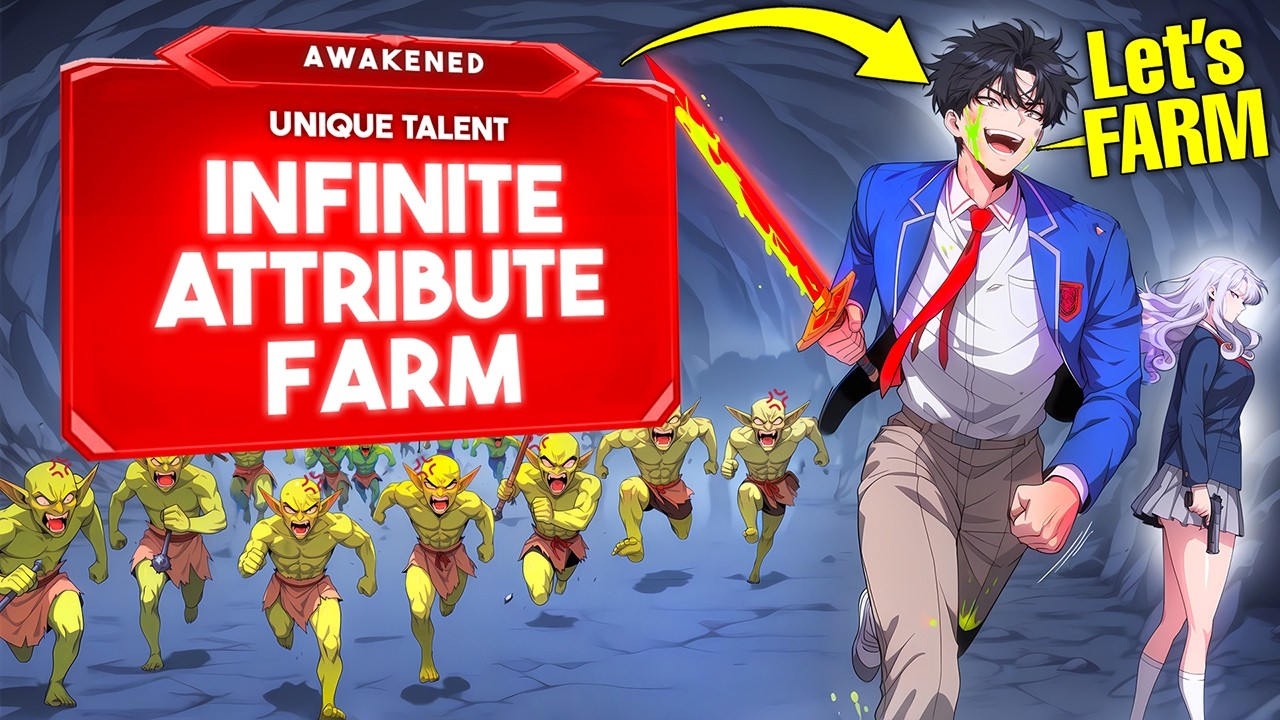 He's the ONLY One in the World Who Can INFINITELY Farm ATTRIBUTE Points! | Manhwa Recap