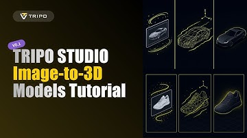 🎥 Tripo Studio Tutorial |  Image-to -3D Models