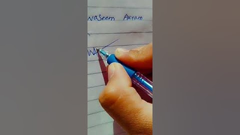 #signature for waseem akram #iqra #shorts_ #viralreels #youtubeshort