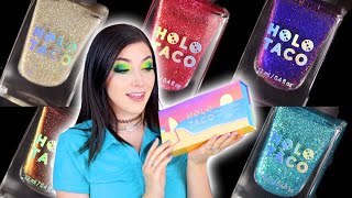 Holo Taco Vacation Nail Polish Collection Swatch and Review! Summer 2023 || KELLI MARISSA