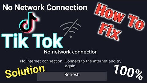 How To Fix TikTok No Network Connection Problem Solution || Hindi || TikTok Chalu Kaise Kare