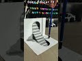 dibujando 3D 🟢 Como dibujar 3D F&aacute;cil #3ddrawing  #drawing #dibujos3d #art