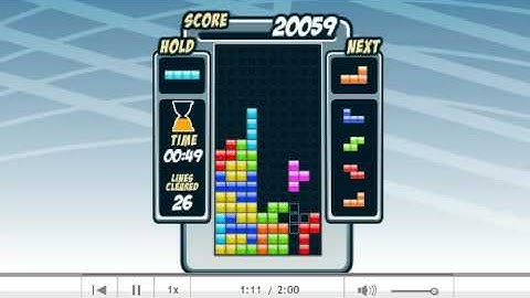 Tetris Ultra - High Score: 38118, (Perfect ST/ZT Stacking) 50 Lines Cleared