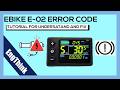 E-Bike E-02 Error code #ebike #ebiketips #ebikerepair