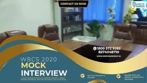 WBCS 2020 Mock Interview Guidance || Group A & B || Grooming Class || Studymat || Recorded Video