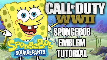 COD WW2: SPONGEBOB SQUAREPANTS EMBLEM TUTORIAL