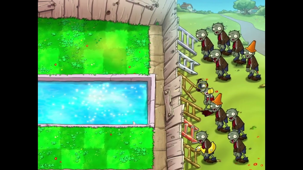 Проходим Plants vs. Zombies (Уравень 3)