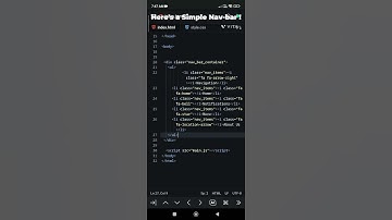 Simple Nav-bar with using html5 and css. #audio #check #coding #css #html #html5 #js #live #viral