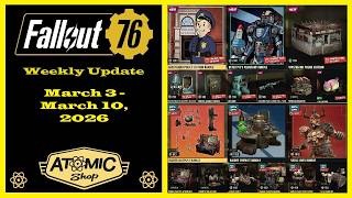 New Atomic Shop Weekly Update From March 3 to March 10, 2026 - Fallout 76 Atomic Shop Weekly Update