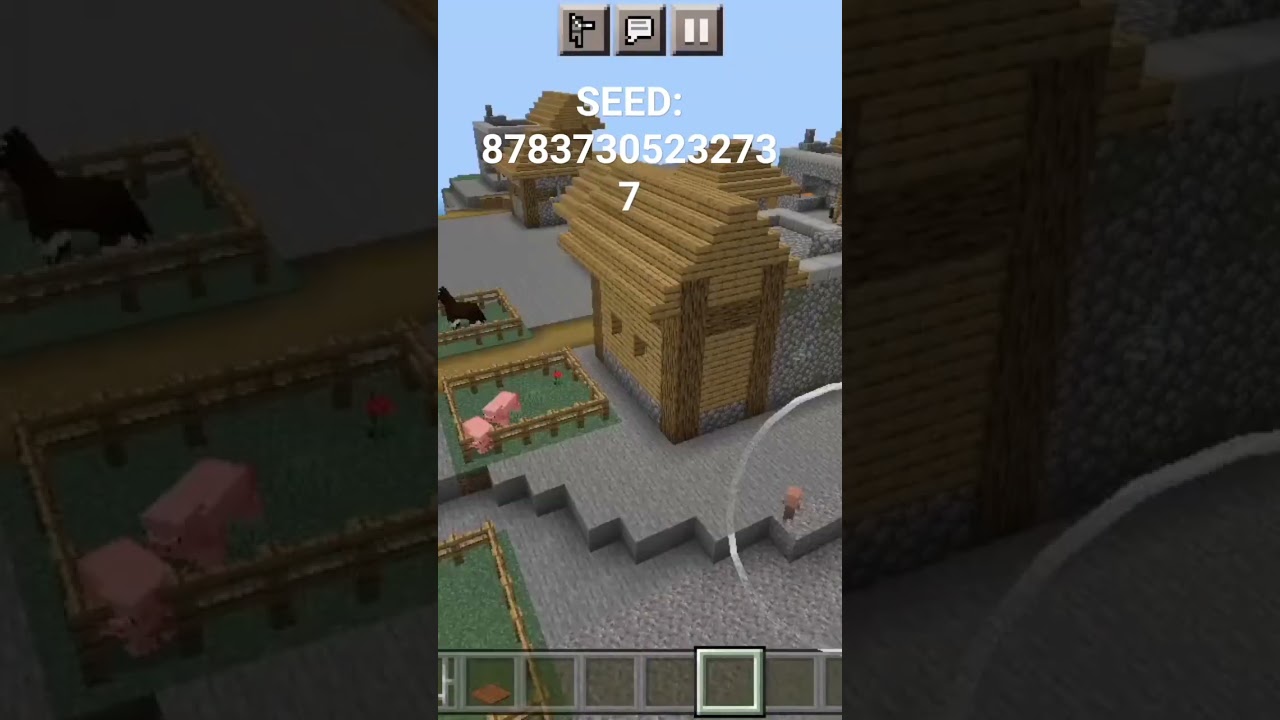 SEED MINECRAFT VILLAGE 5× BLACKSMITH