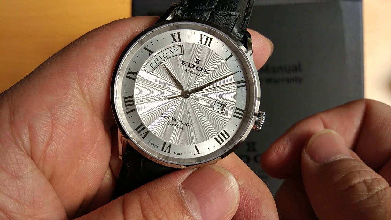 camera iphone 8 plus apk Edox - Les Vauberts Day Date Automatic 依度錶、自動上鍊 83007-3