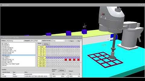 Mitsubishi RTToolbox3 palletizing demo