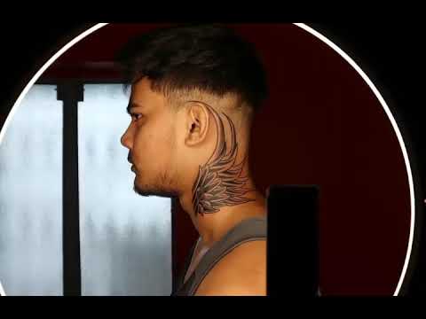 Neck Tattoo by Master Artist Trishit Roy