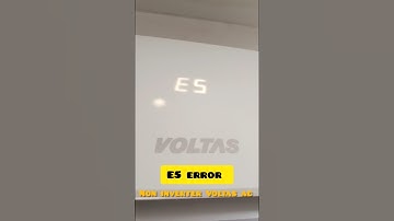 Voltas AC non inverter E5 error code problem #education #acservice #airconditioner #e5error