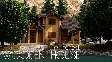 Wooden House in Forest - Lumion Animation 60 FPS