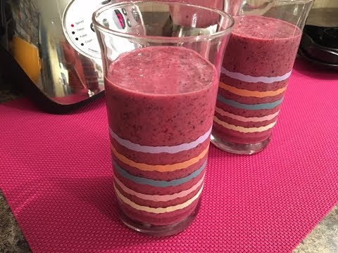 Berry Fusion Smoothie Recipe • Healthy &amp; Tasty Beverage! - Episode #172