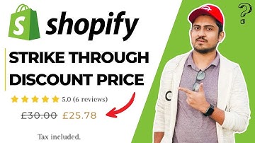 How To Setup Discount Price On Shopify Store Product Page | Strikethrough Sale Price Dropshipping