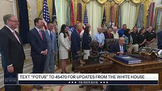President Trump Participates in an Announcement with the Administrator of the EPA