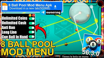 🚀 Latest 8ball Mod Menu Apk - Aimbot long line | Hacks 8ball pool 2025 
