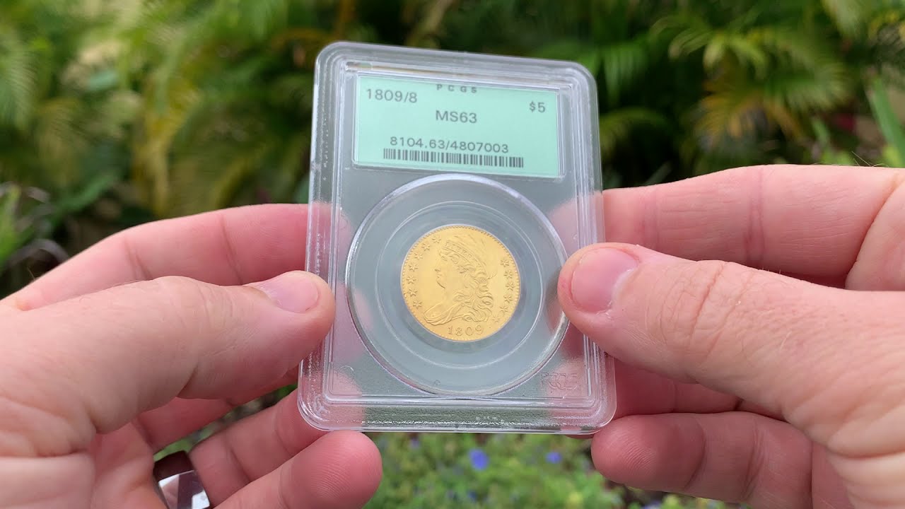 1809/8 PCGS MS63 $5 Capped Bust Half Eagle Featured Coin Video