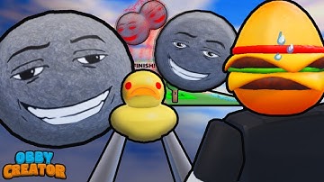 I Made a Cart Ride Where Random Things Happen in Obby Creator