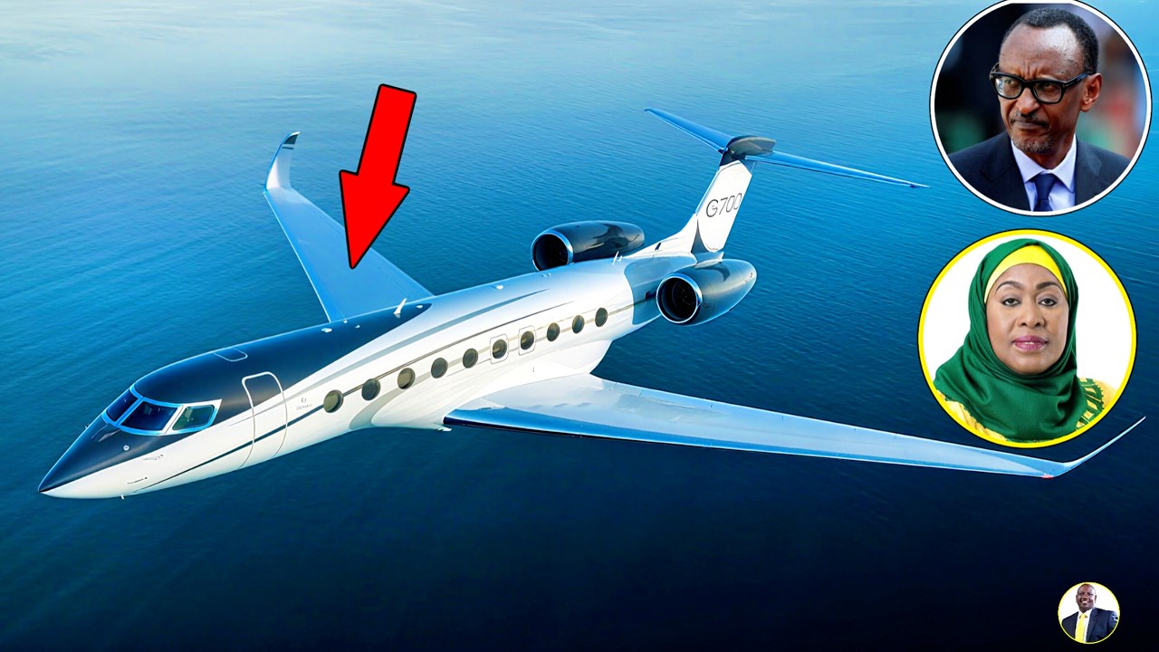 ВОТ 4 ЧАСТНЫХ САМОЛЕТА, НА КОТОРЫХ ЛЕТАЮТ ПРЕЗИДЕНТЫ ВОСТОЧНОЙ АФРИКИ..🤔? | Частные самолеты!