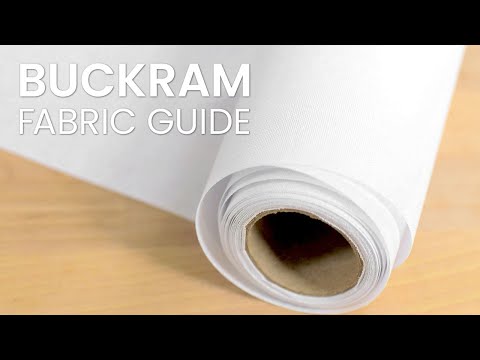 What is Buckram Fabric? | Buckram Product Guide | How to Use Drapery Buckram