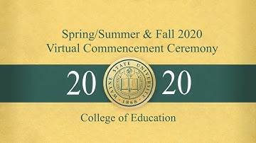 College of Education - December 2020 Virtual Commencement - Wayne State University.