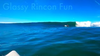 SURFING RAW RINCON POINT WITH A NEW CLARKS SURFBOARD | GoPro RAW SURF POV | NEW SURFBOARD SPONSOR