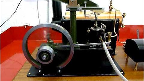 Stuart Beam steam engine with stuart  504 boiler